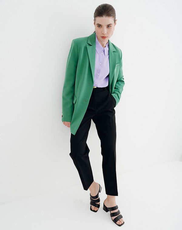 233-411811-0502 Туфли летние женские нат.кожа/нат.кожа черн, Mascotte