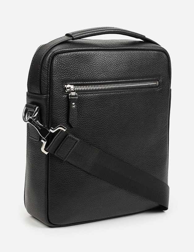 Черная мужская сумка MASCOTTE 658-1208-102 | ракурс 3