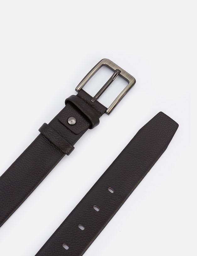 Коричневый мужской ремень MASCOTTE 727-1202-109 | ракурс 3 Коричневый мужской ремень MASCOTTE 727-1202-109 | ракурс 3