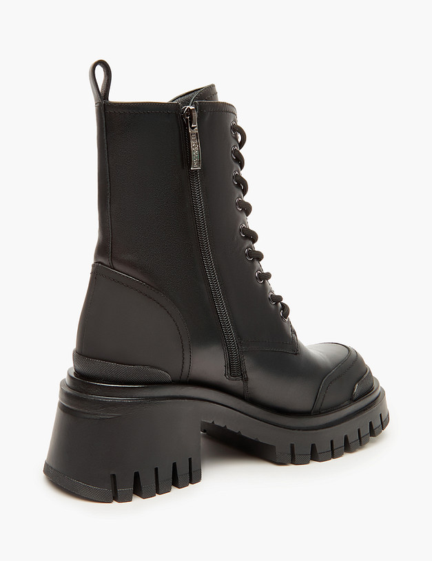 Черные женские зимние ботинки MASCOTTE 233-322132-0102 | ракурс 4