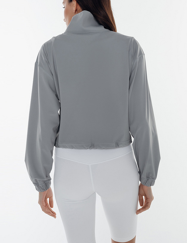 Серая спортивная олимпийка MASCOTTE 234-3189-2410 | ракурс 2 Серая спортивная олимпийка MASCOTTE 234-3189-2410 | ракурс 2