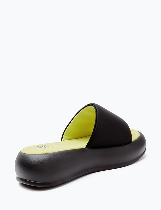 Черные женские сабо MASCOTTE 234-411361-0602 | ракурс 3