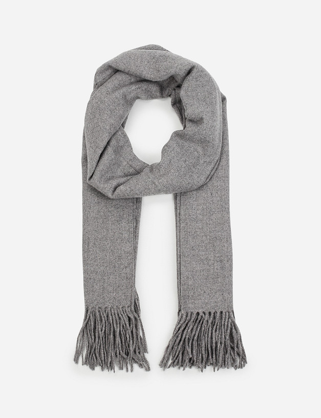Серый женский шарф MASCOTTE 766-1216-2410 | ракурс 2