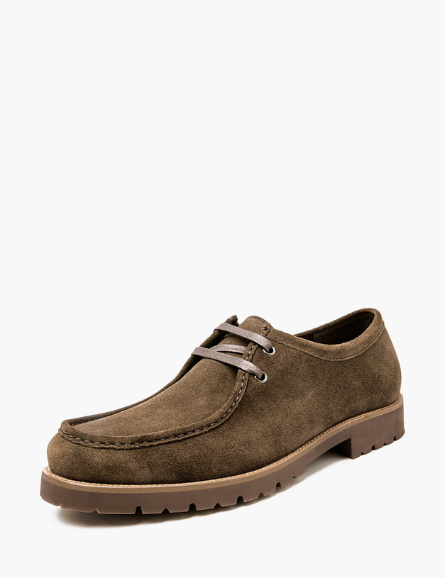 Оливковые мужские полуботинки MASCOTTE 128-415621-0204 | ракурс 3 Оливковые мужские полуботинки MASCOTTE 128-415621-0204 | ракурс 3