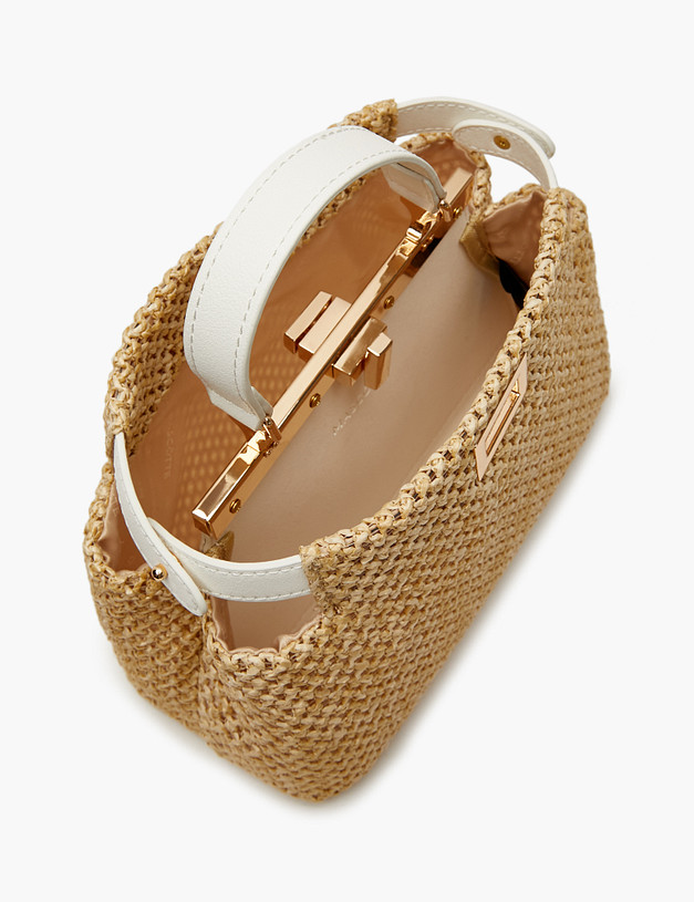 Бежевая женская сумка MASCOTTE 660-4112-0301 | ракурс 4