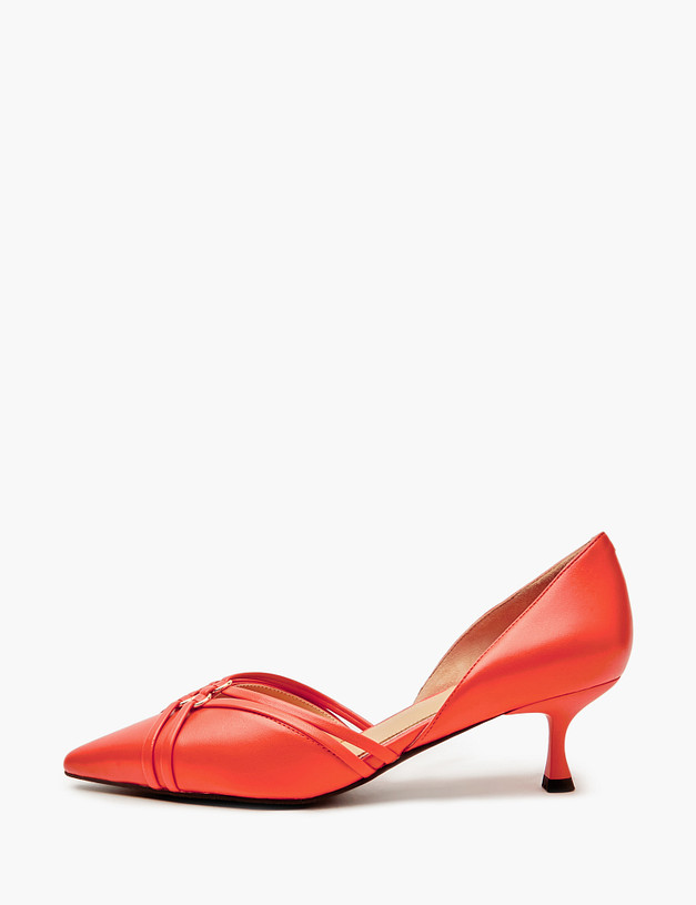 Красные женские туфли MASCOTTE 172-412411-6545M | ракурс 2