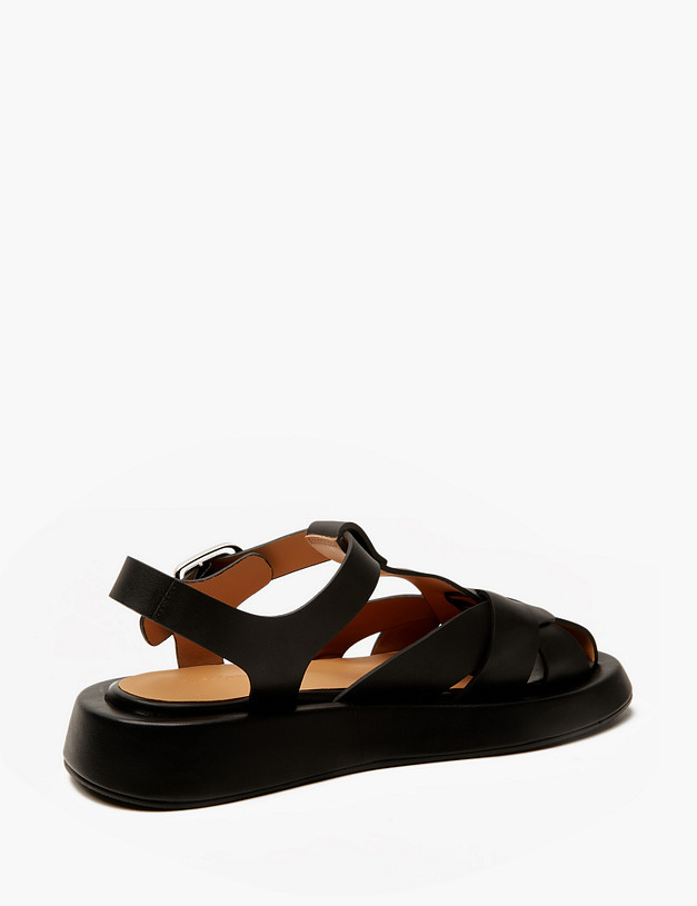 Черные женские сандалии MASCOTTE 172-4121914-3100M | ракурс 3