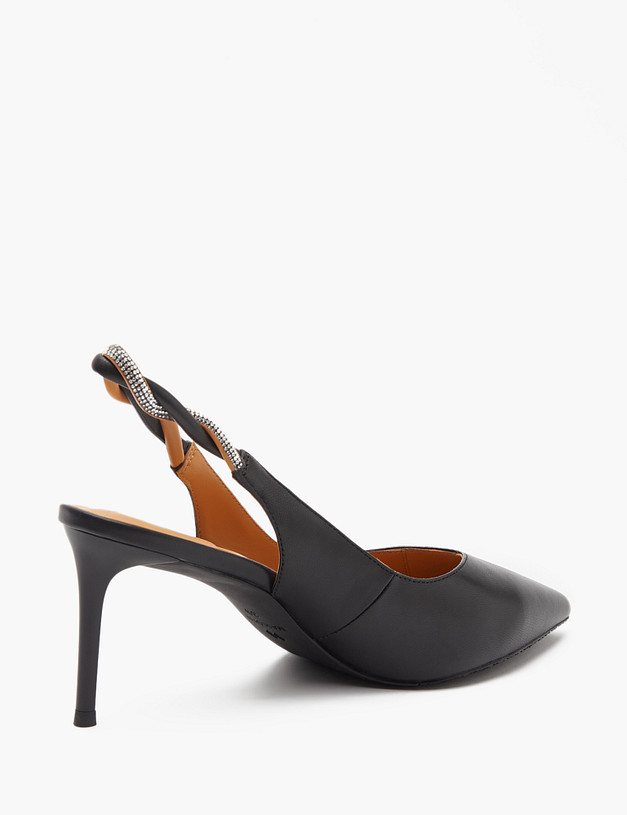 Черные женские босоножки MASCOTTE 175-4127311-3501M | ракурс 3