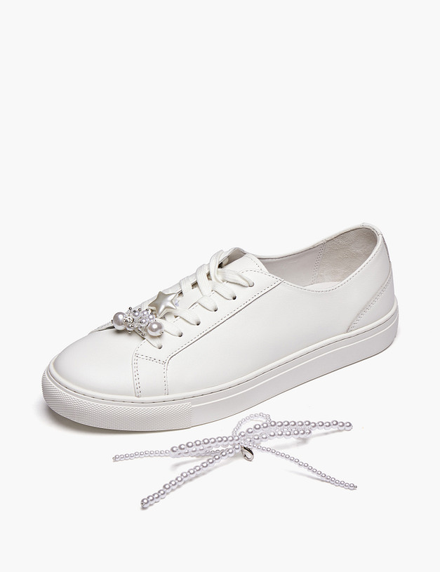 Белые женские кеды MASCOTTE 22-61204116-4120M | ракурс 6