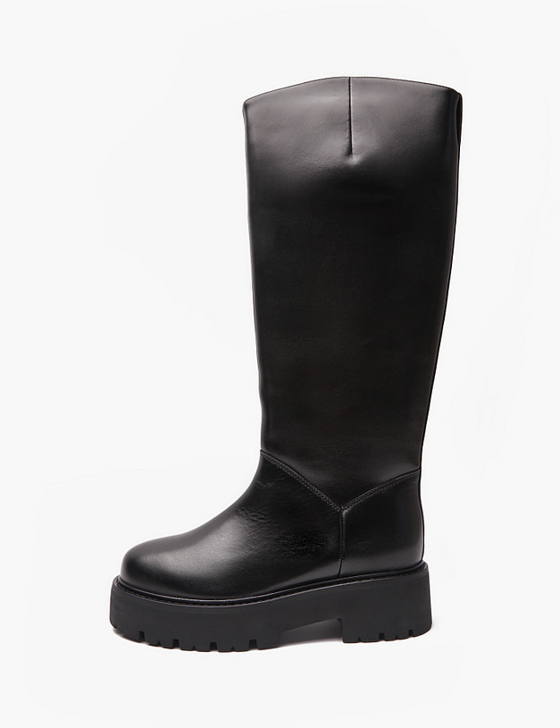 Черные женские зимние сапоги MASCOTTE 22-4240633-3100M | ракурс 3