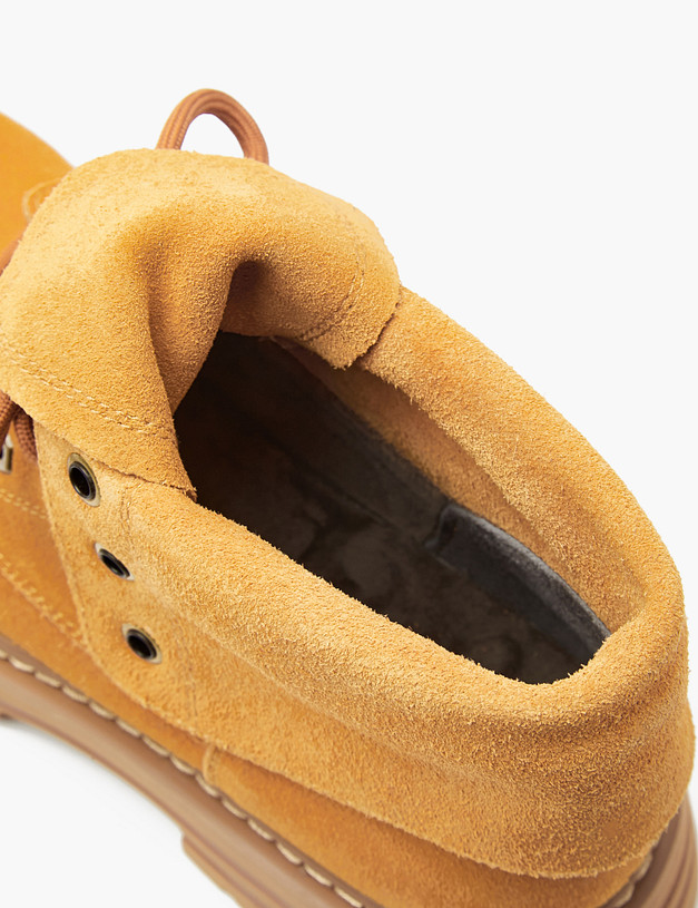 Рыжие женские ботинки из велюра MASCOTTE 58-410321-0213 | ракурс 7