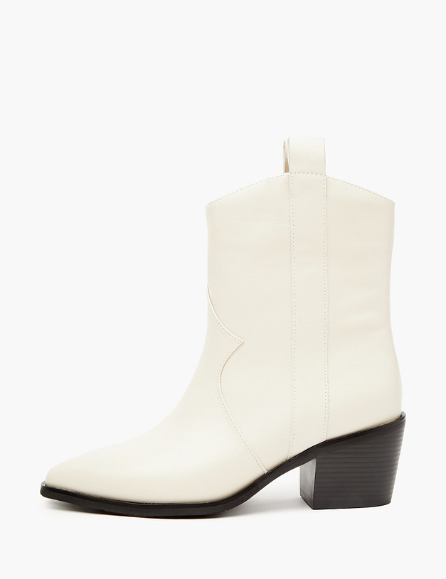 Светло-бежевые женские казаки MASCOTTE 233-3205821-7137M | ракурс 2