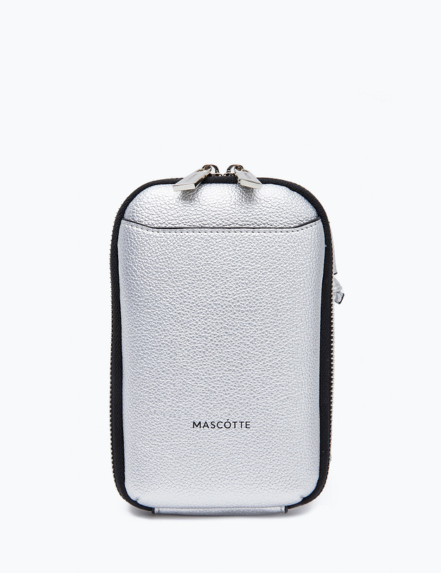 Серебристая женская сумка MASCOTTE 610-3101-6016 | ракурс 2