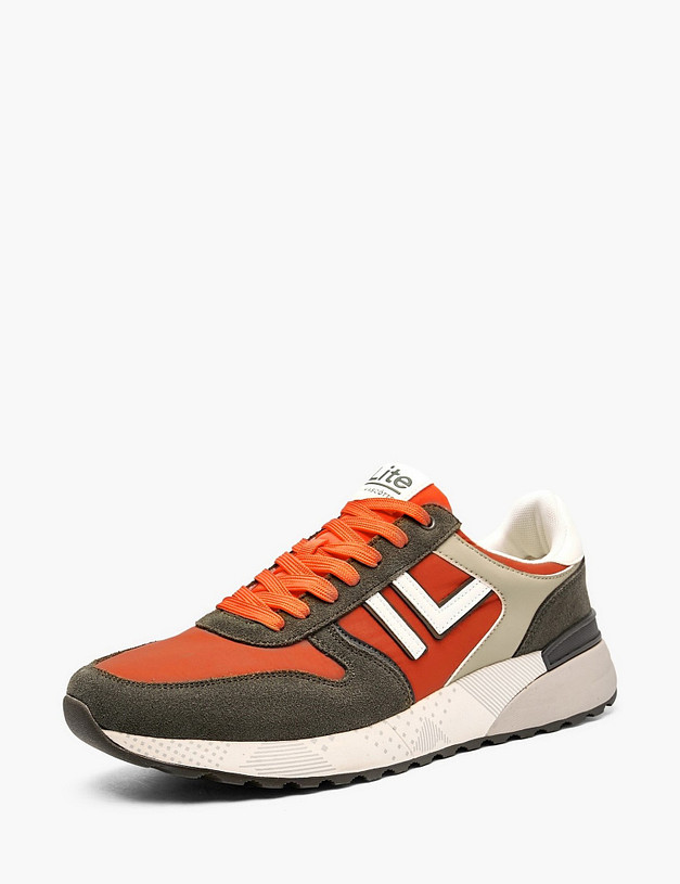 Зеленые мужские кроссовки MASCOTTE 64-6191022-0204 | ракурс 2