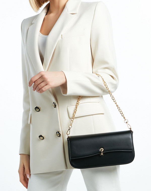 626-2104-602 Сумка женская и.кожа/и.кожа черн, S, Mascotte