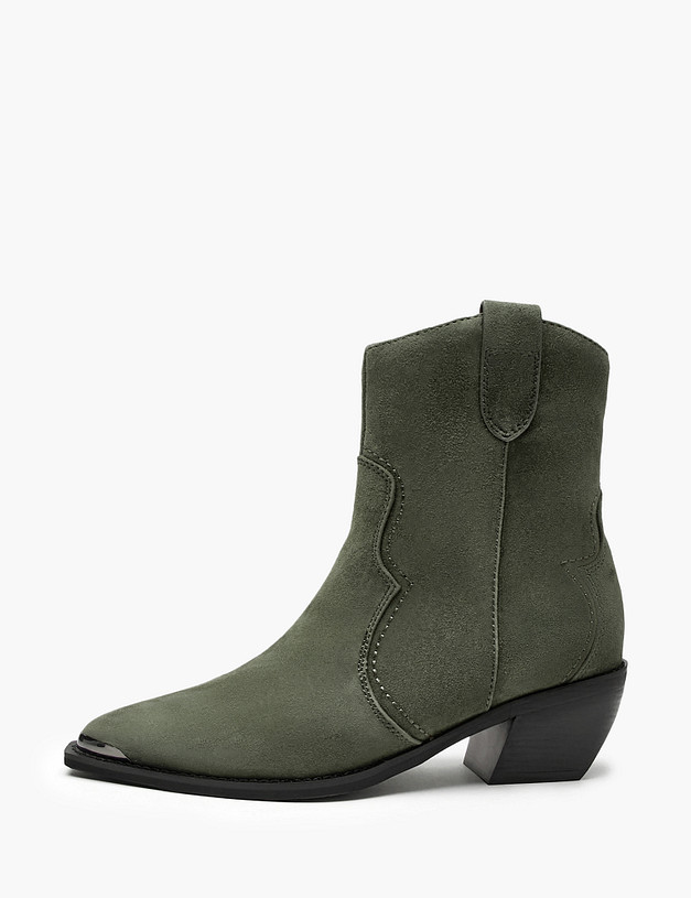 Зеленые женские казаки MASCOTTE 233-520923-4645M | ракурс 1