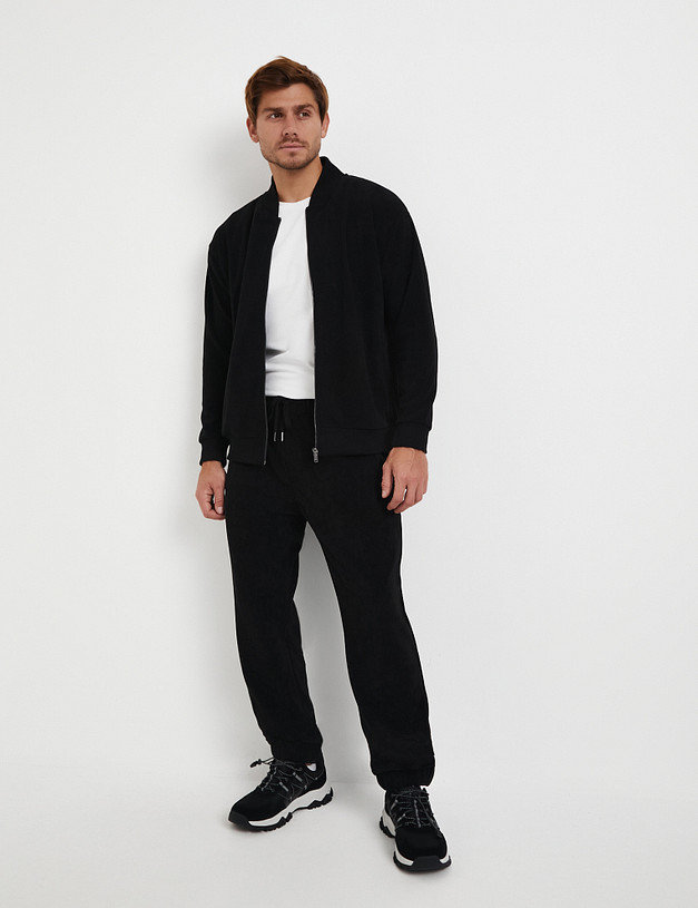 Черные мужские брюки MASCOTTE 888-5210-2402 | ракурс 2