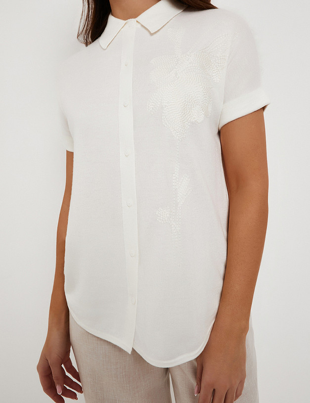 Молочная женская рубашка MASCOTTE 852-5228-2401 | ракурс 3