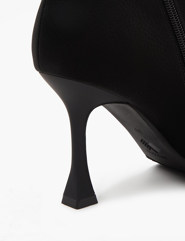 Черные женские ботильоны из велюра MASCOTTE 234-410320-0602 | ракурс 6