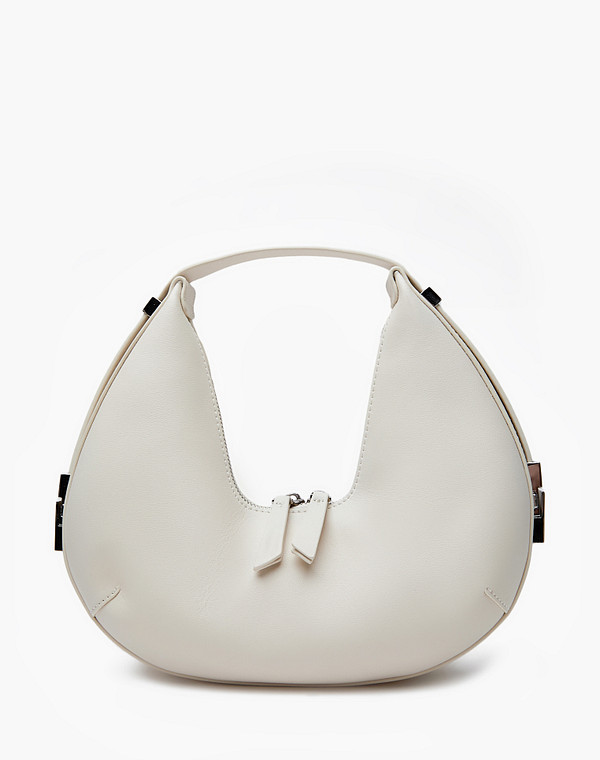 671-4121-601 Сумка женская кож.спилок-и.кожа/текстиль бел, M, Mascotte