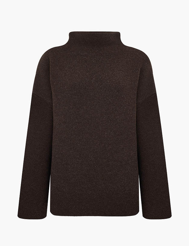 Коричневый женский шерстяной костюм MASCOTTE 990-5203-7509 | ракурс 6