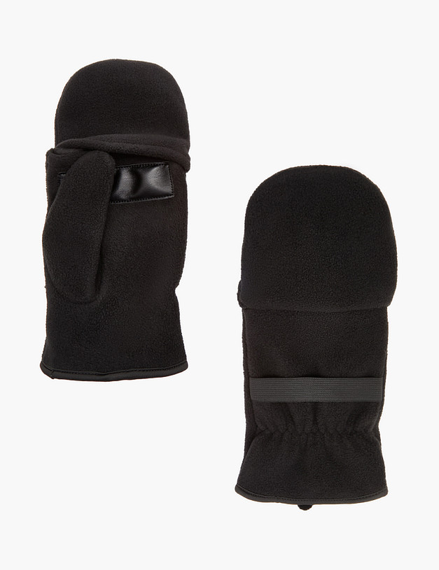 Черные мужские варежки MASCOTTE 717-3218-2402 | ракурс 2