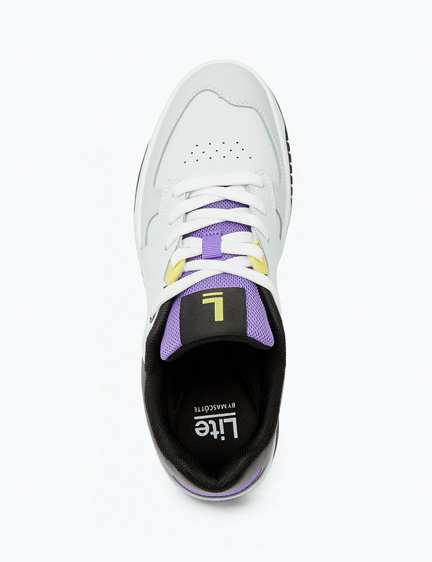 Белые женские кеды  MASCOTTE 189-414421-0601 | ракурс 4