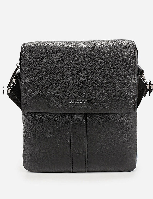 Черная мужская сумка MASCOTTE 622-0226-102 | ракурс 2