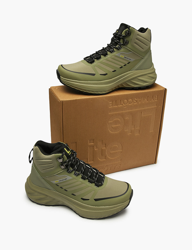 Оливковые женские хайкеры MASCOTTE 182-420622-0204 | ракурс 7