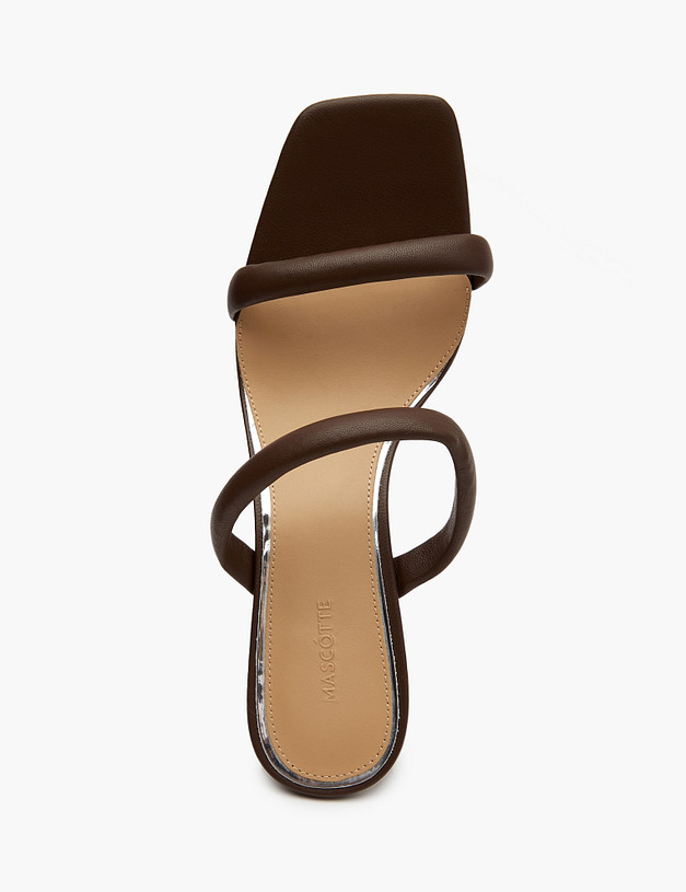 Коричневые женские мюли MASCOTTE 172-4122614-7522M | ракурс 4