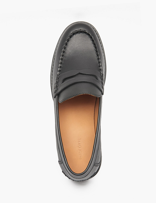 Черные женские  лоферы MASCOTTE 58-510712-0102 | ракурс 4