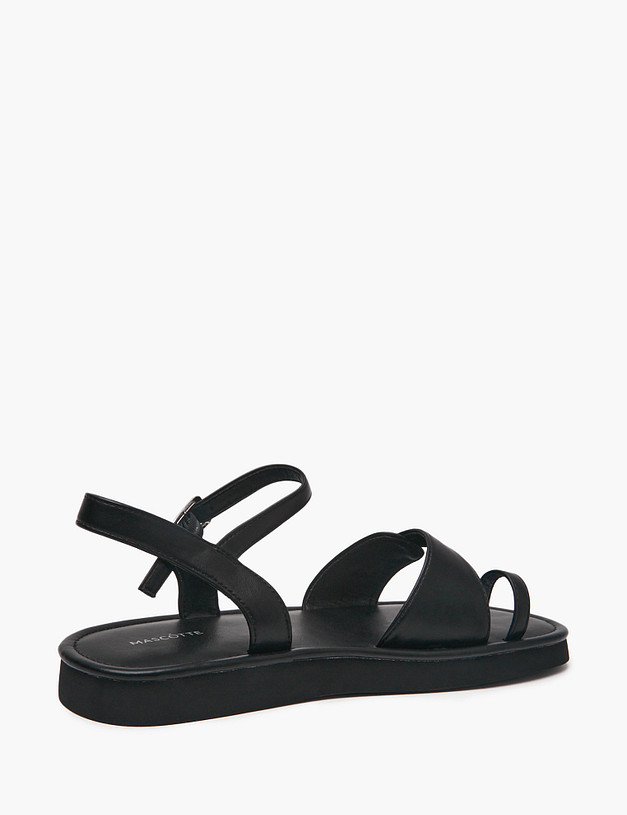 Черные женские сандалии MASCOTTE 78-511661-0602 | ракурс 3