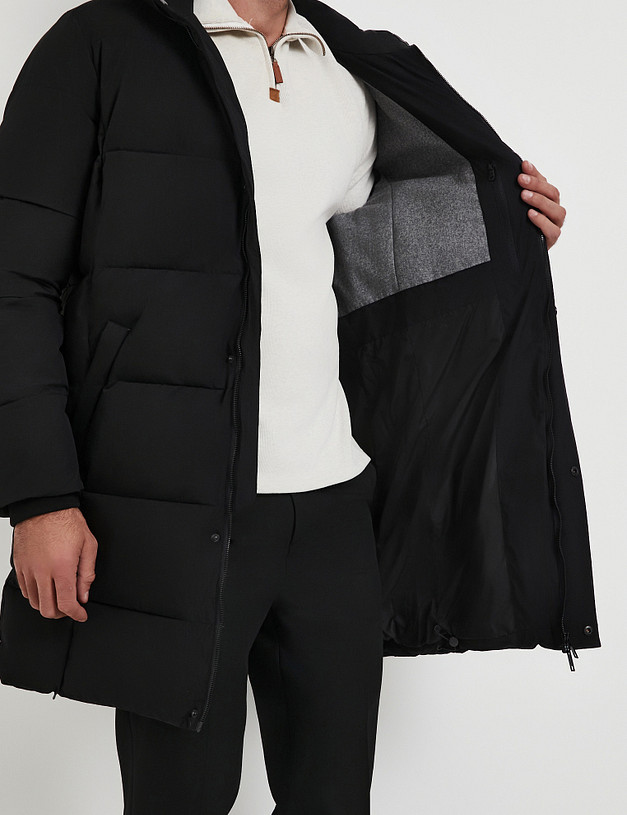 Черный мужской пуховик MASCOTTE 834-5209-2402 | ракурс 6