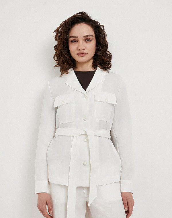 986-6111-2401 Жакет женский молочн, Mascotte