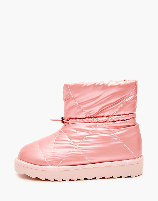 98-320142-0206 Ботинки девичьи текстиль/шерсть розов., Mascotte JUNIOR