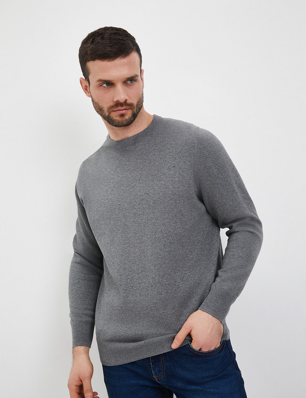 Серый мужской джемпер MASCOTTE 900-4223-2610 | ракурс 1