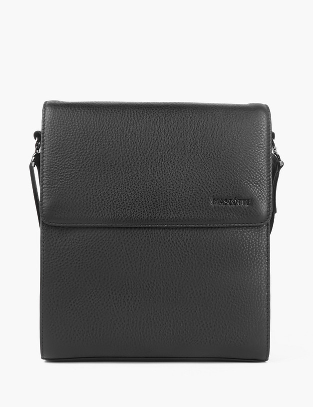 Черная мужская сумка MASCOTTE 622-2101-102 | ракурс 2