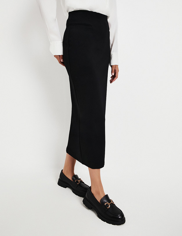 Черная женская юбка MASCOTTE 835-5205-2402 | ракурс 3