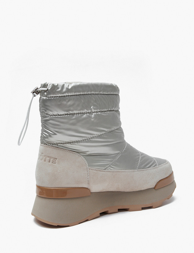 Серебристые женские дутики MASCOTTE 175-4245753-0216 | ракурс 3 Серебристые женские дутики MASCOTTE 175-4245753-0216 | ракурс 3