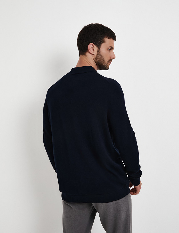 Синий мужской джемпер MASCOTTE 852-5208-7503 | ракурс 5