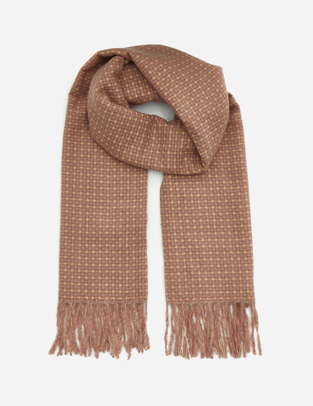 Розовый женский шарф MASCOTTE 730-1210-7506 | ракурс 1