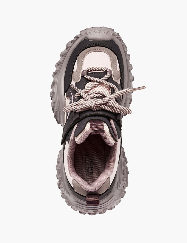 Розовые кроссовки для девочек MASCOTTE 234-522521-0606 | ракурс 4