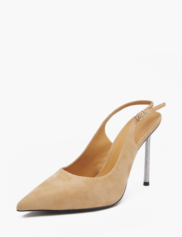 Бежевые женские туфли MASCOTTE 58-514111-3618M | ракурс 3