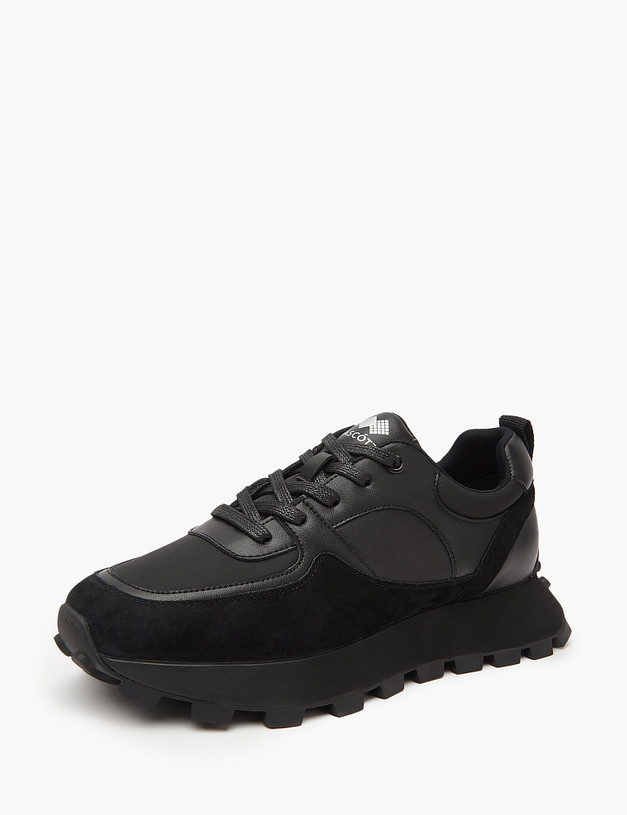 Черные женские кроссовки MASCOTTE 234-324221-0602 | ракурс 3 Черные женские кроссовки MASCOTTE 234-324221-0602 | ракурс 3