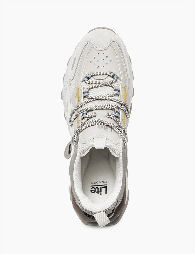 Бежевые мужские кроссовки MASCOTTE 64-516421-0101 | ракурс 4