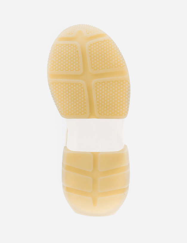 Бежевые женские кроссовки на высокой подошве MASCOTTE 64-111021-0208 | ракурс 4