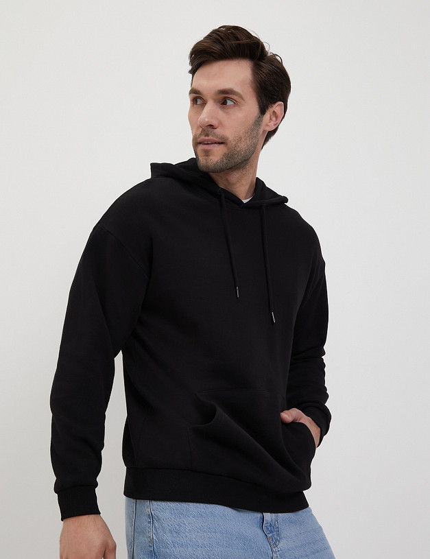 Черное мужское худи MASCOTTE 848-4128-2602 | ракурс 1