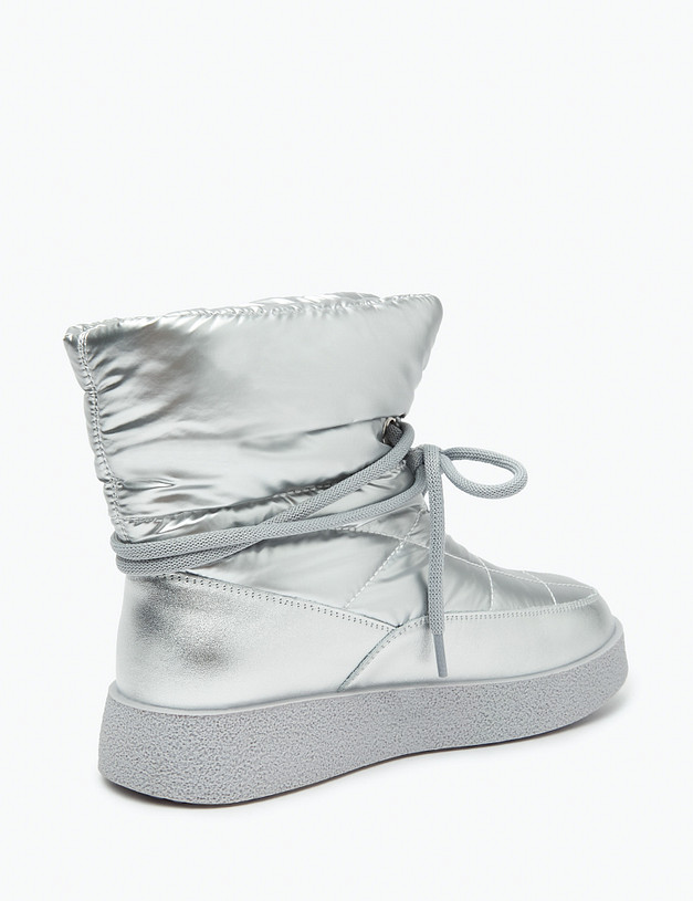 Серебристые женские дутики MASCOTTE 36-321321-0216 | ракурс 3 Серебристые женские дутики MASCOTTE 36-321321-0216 | ракурс 3