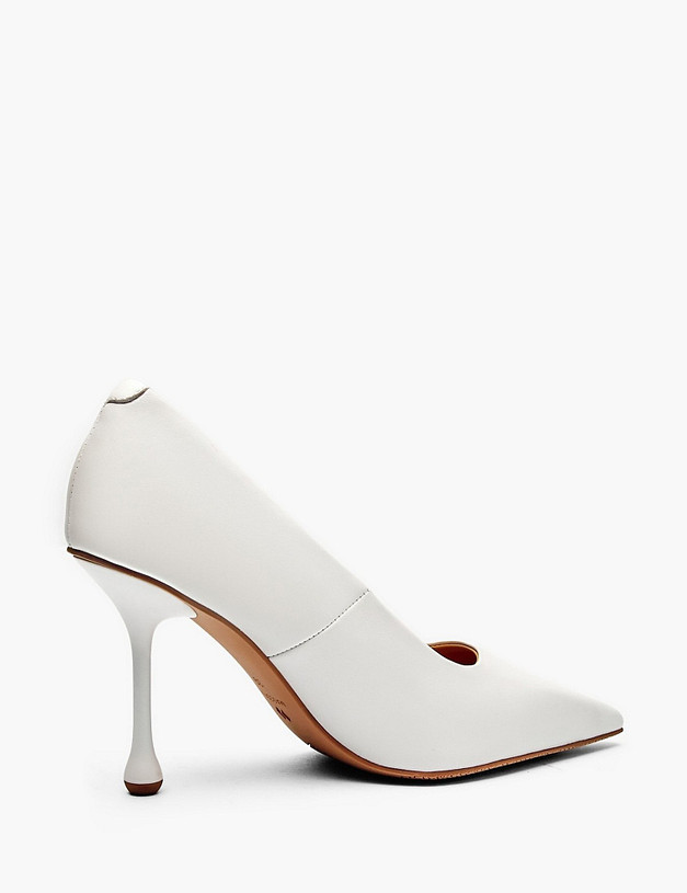 Белые женские туфли MASCOTTE 175-6101811-3569M | ракурс 3