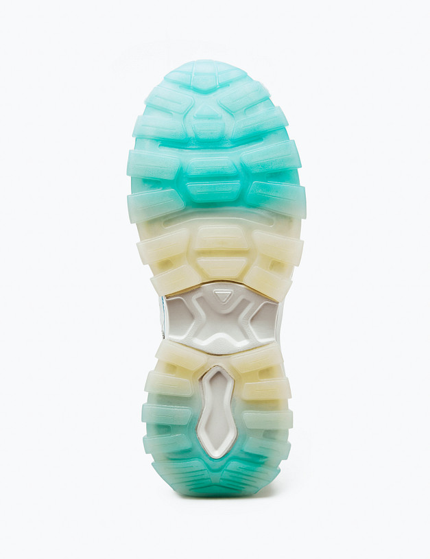 Белые женские кроссовки с цветной подошвой  MASCOTTE 189-415821-0201 | ракурс 7 Белые женские кроссовки с цветной подошвой  MASCOTTE 189-415821-0201 | ракурс 7